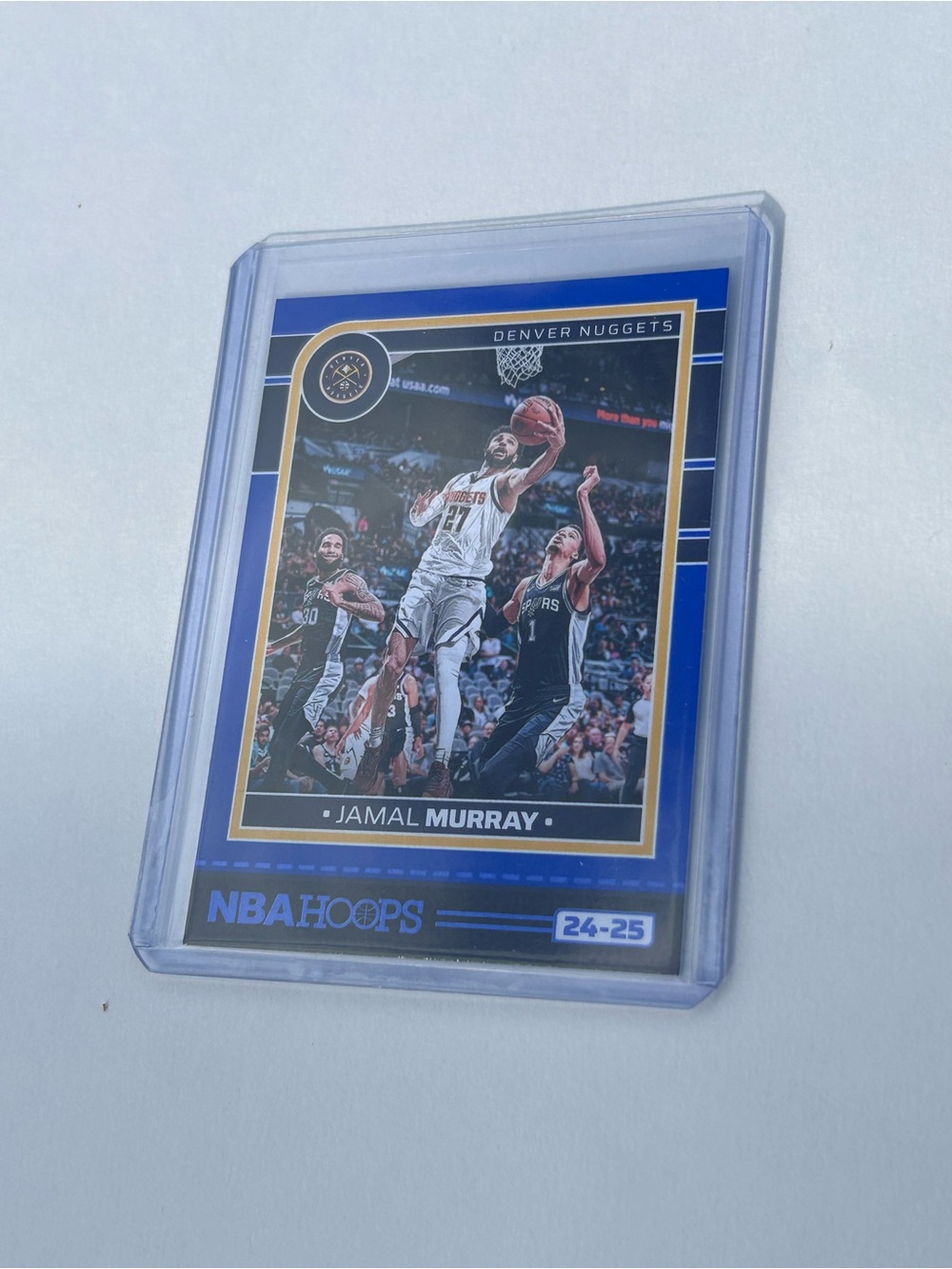 Jamal Murray NBA Hoops Card - Blue and Gold Design